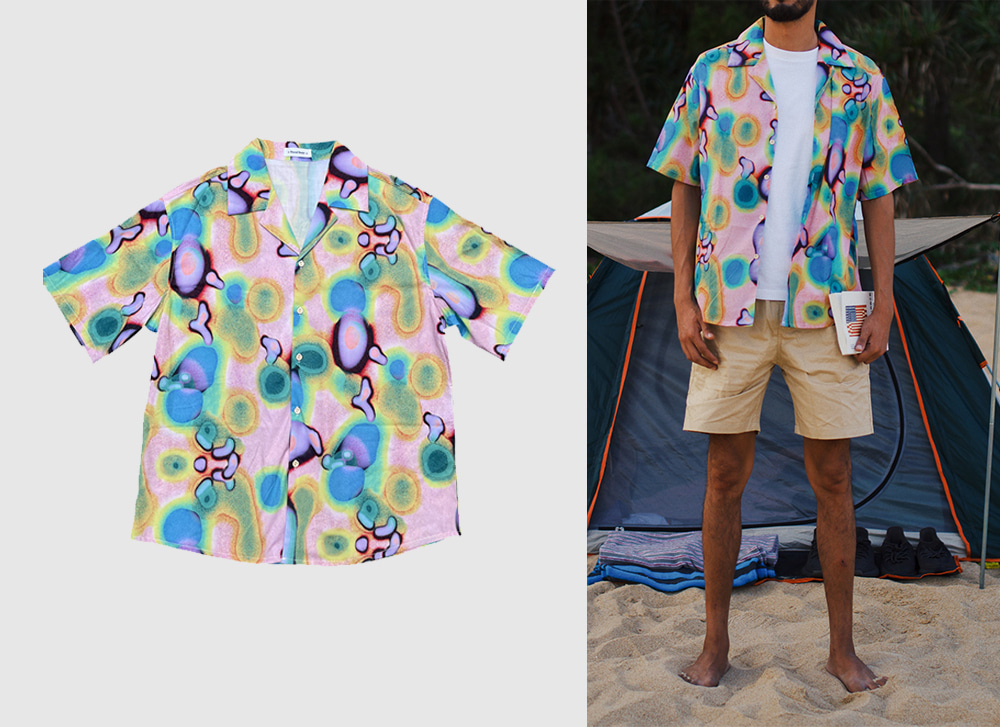 무료배송 해외 수입 하와이언 셔츠 반팔 디자인 꽃 서핑 루즈핏