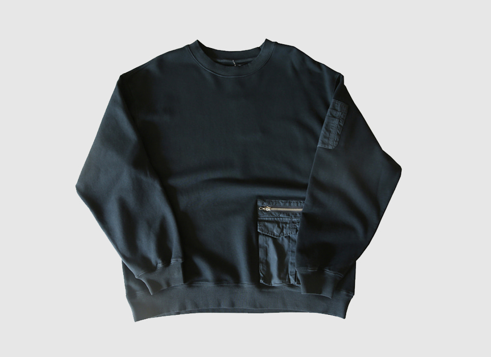 무료배송 해외 수입  맨투맨 티셔츠 포켓 루즈핏 캐주얼 풀오버 스웨터 봄 가을 겨울