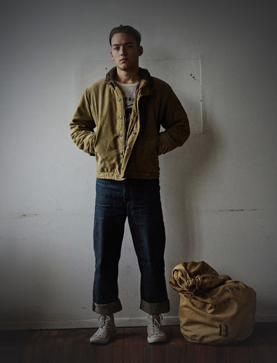 [ 무료배송 해외구매 수입 ] 미군 복고풍 아메카지 천연 양모 양털 면 자켓   직구 무배 재킷 두툼 겨울 집업 