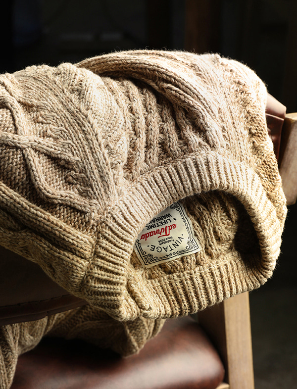 무료배송 해외 수입 양모 케이블 꽈배기 니트 스웨터 두꺼운 도톰한 겨울